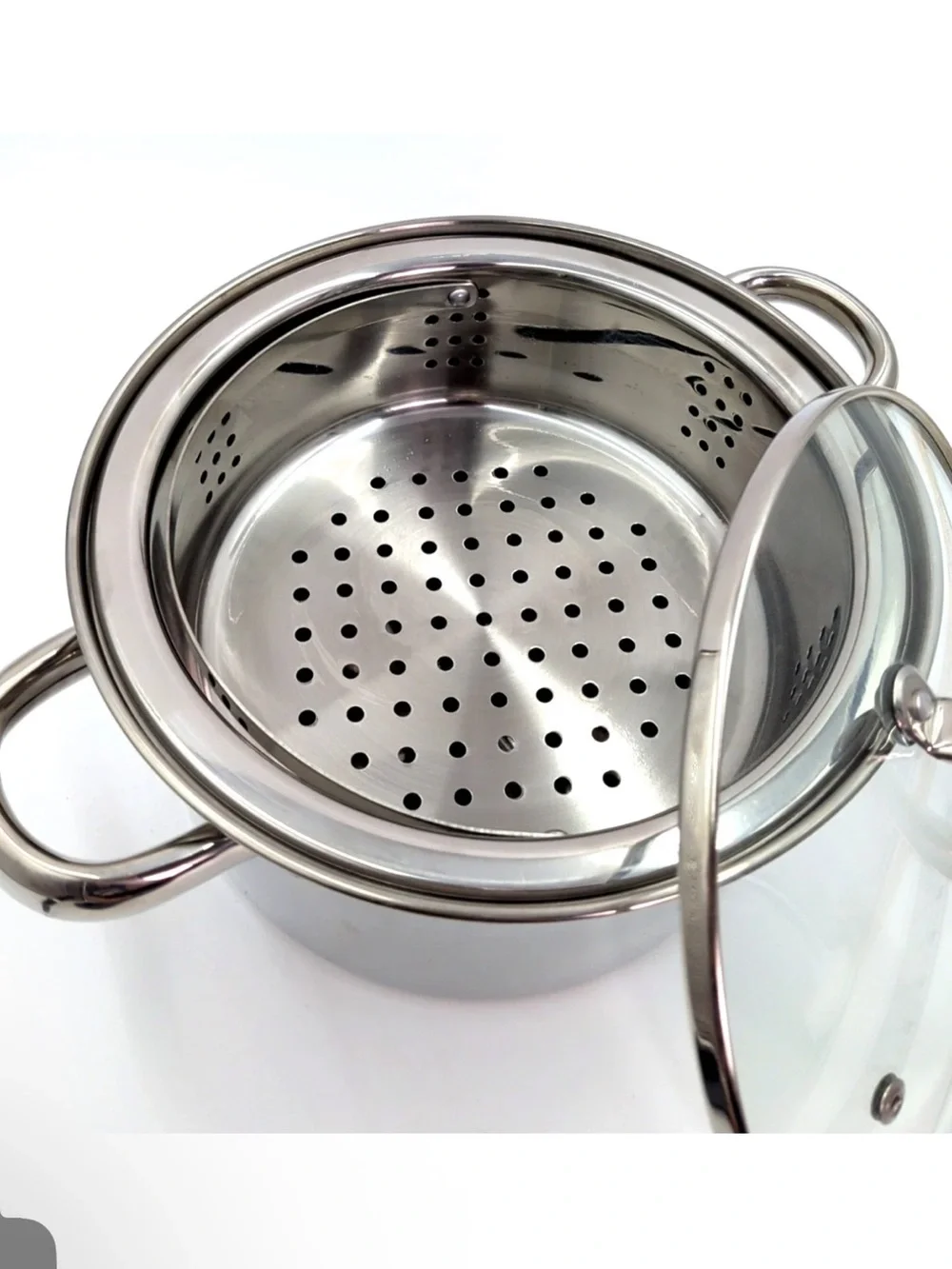 Stainless Steel Soup Pot & Streamer Basket 4 Qt